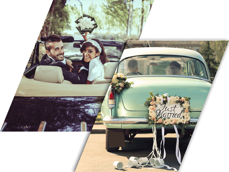 ليموزين زفاف العروسين